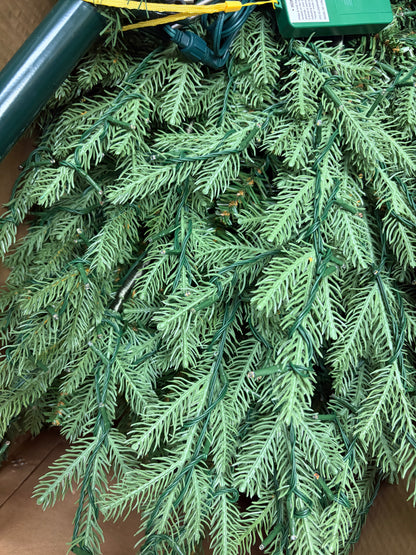 HDC 7.5ft Smart Grand Duchess Twinkling Balsam Fir Pre-Lit LED Christmas Tree