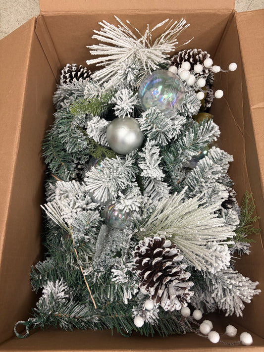 Northlight 6ft Flocked Pine Artificial Christmas Garland