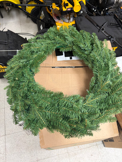 Northlight 24” Pre-Lit Dorchester Pine Artificial Wreath