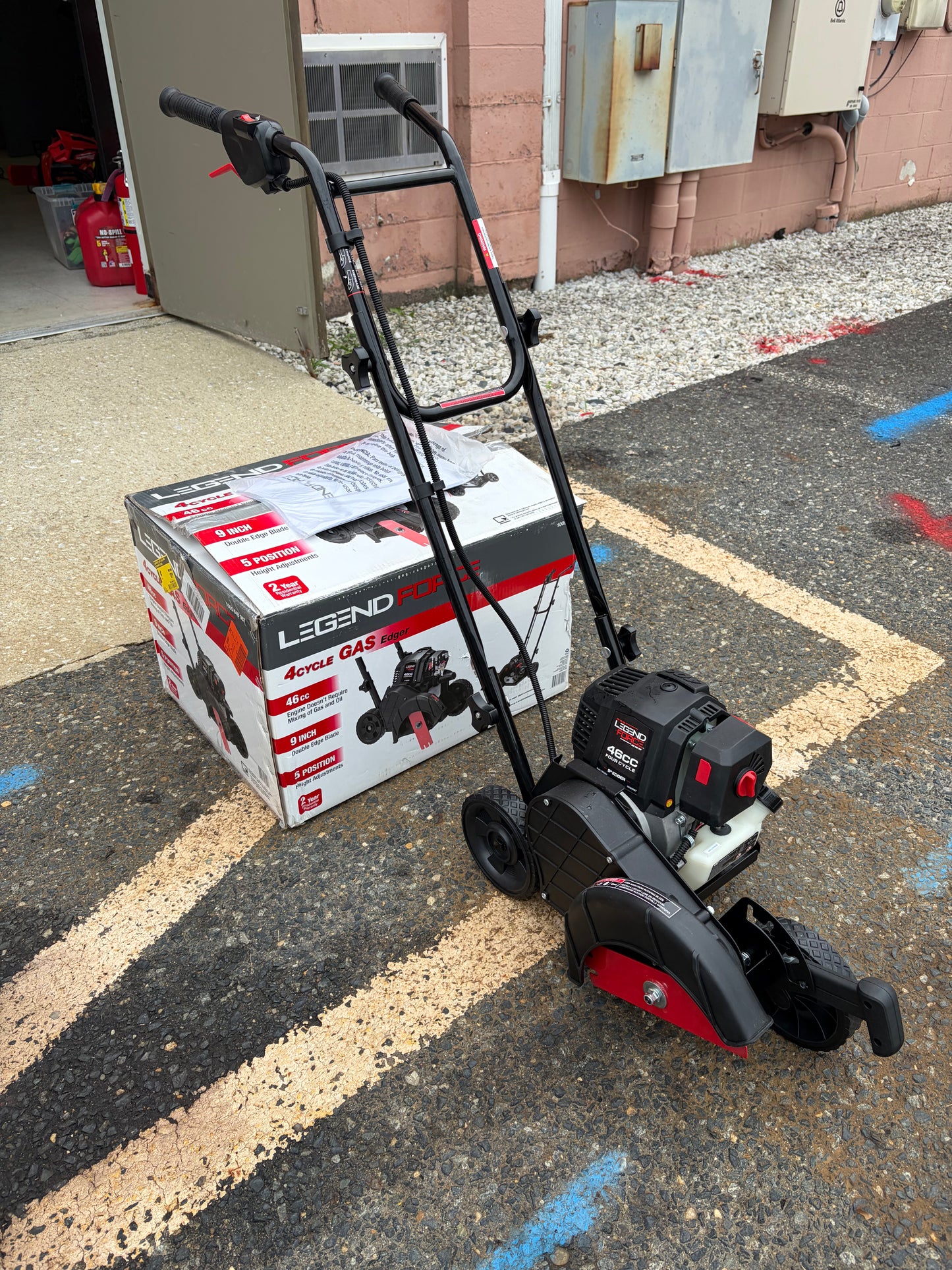 Legend Force 9” 46cc 4-Stroke Gas Walk Behind Edger