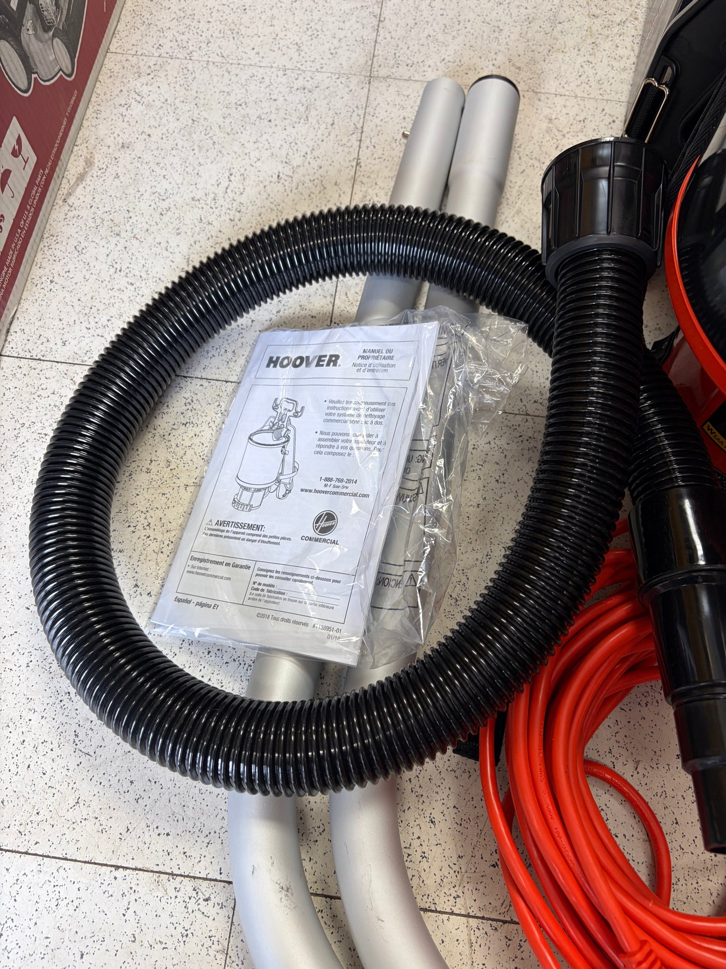 Hoover Commercial Pro Backpack Canister Vacuum