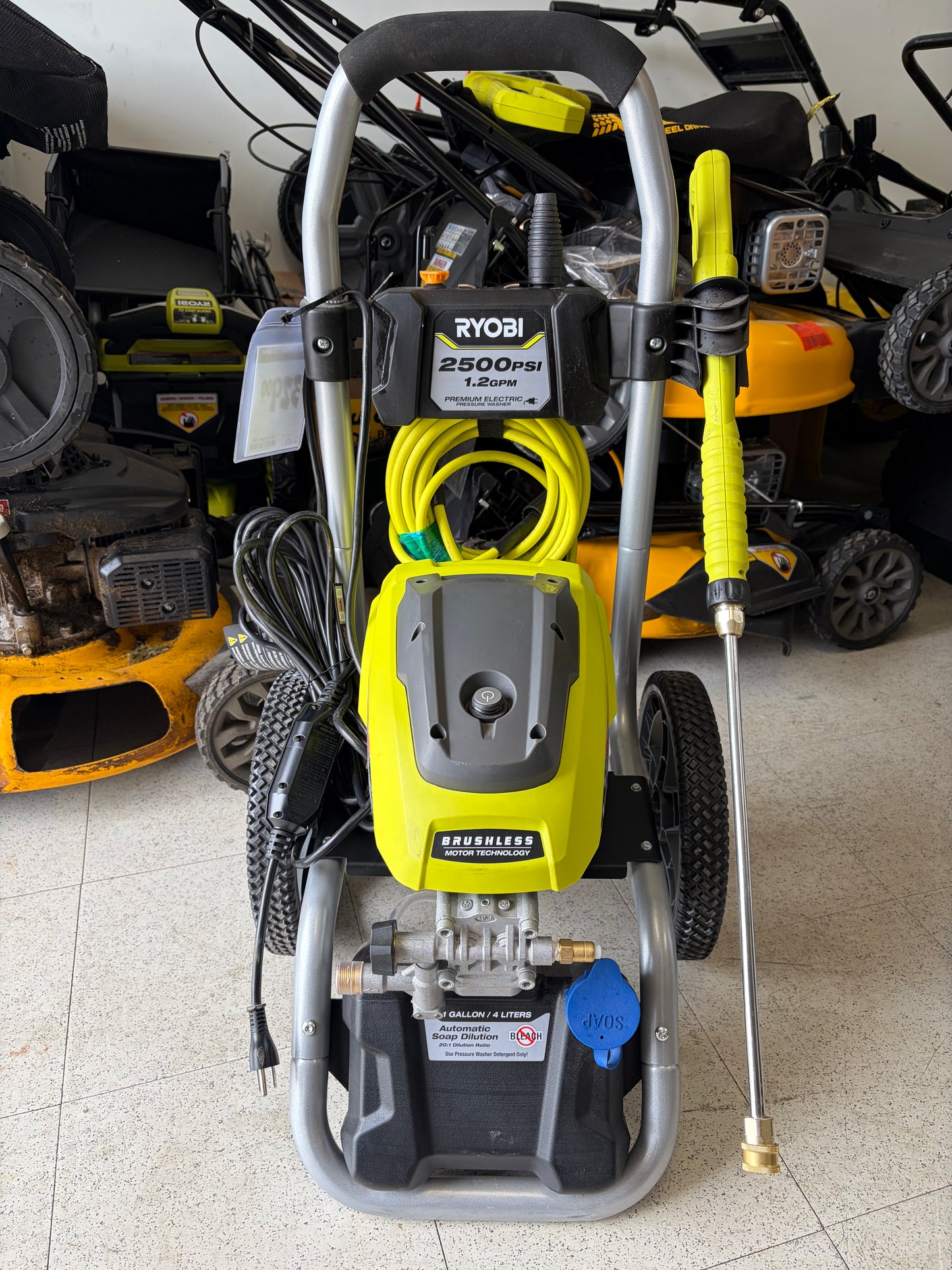 Ryobi 2500 PSI 1.2 GPM HP Electric Pressure Washer