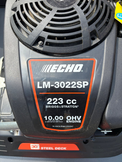 Echo 30” 223cc Twin Dual Blade RWD Self Propelled Gas Lawn Mower