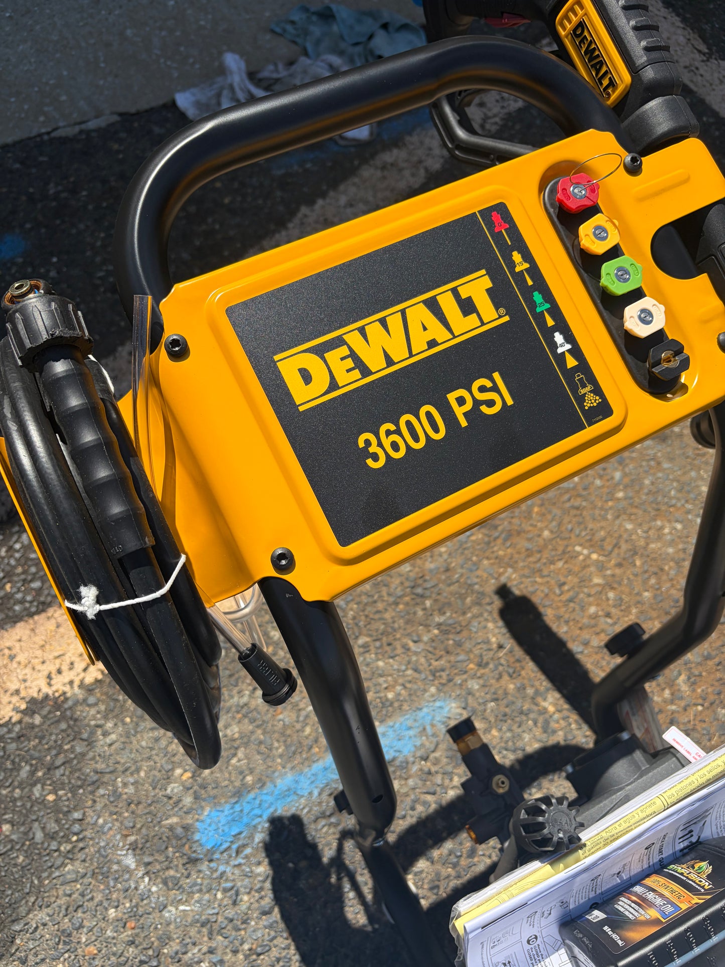 Dewalt 3600 PSI 2.5 GPM Honda GX200 Gas Pressure Washer