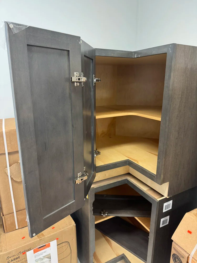 HDC Newport 36x24x34.5” Plywood Corner Base Kitchen Cabinet