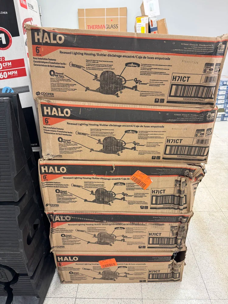 Halo H7 6” Aluminum Recessed Lighting Housing (6-Pack