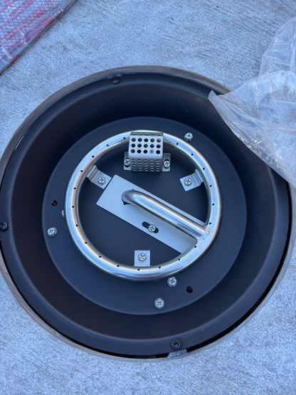 Hampton Bay Tucson 50,000 BTU Steel Propane Outdoor Fire Pit Table