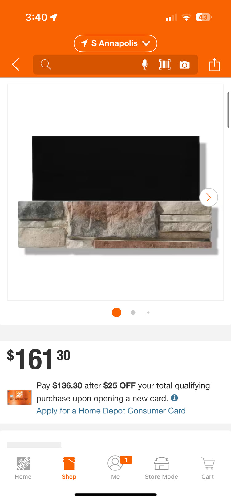 Silvermine Stone 6x24” Stone Veneer Ledgestone Flat Panel Monument Valley
