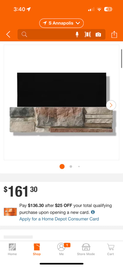 Silvermine Stone 6x24” Stone Veneer Ledgestone Flat Panel Monument Valley