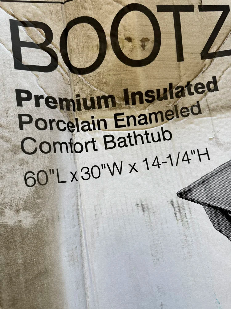 Bootz BootzCast 60x30” Right Drain Alcove Bathtub