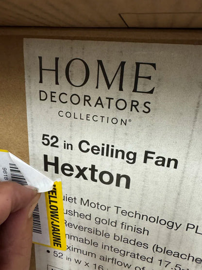 HDC Hexton 52” Integrated LED Indoor Ceiling Fan