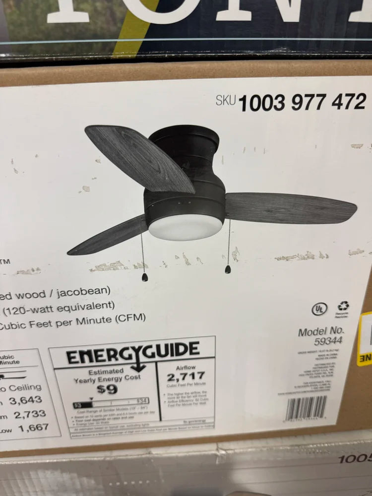 HDC Ashby Park 44” Color Changing Integrated LED Ceiling Fan