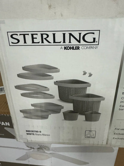 Sterling Store+ 12pc Wall Mounted Shower Caddy