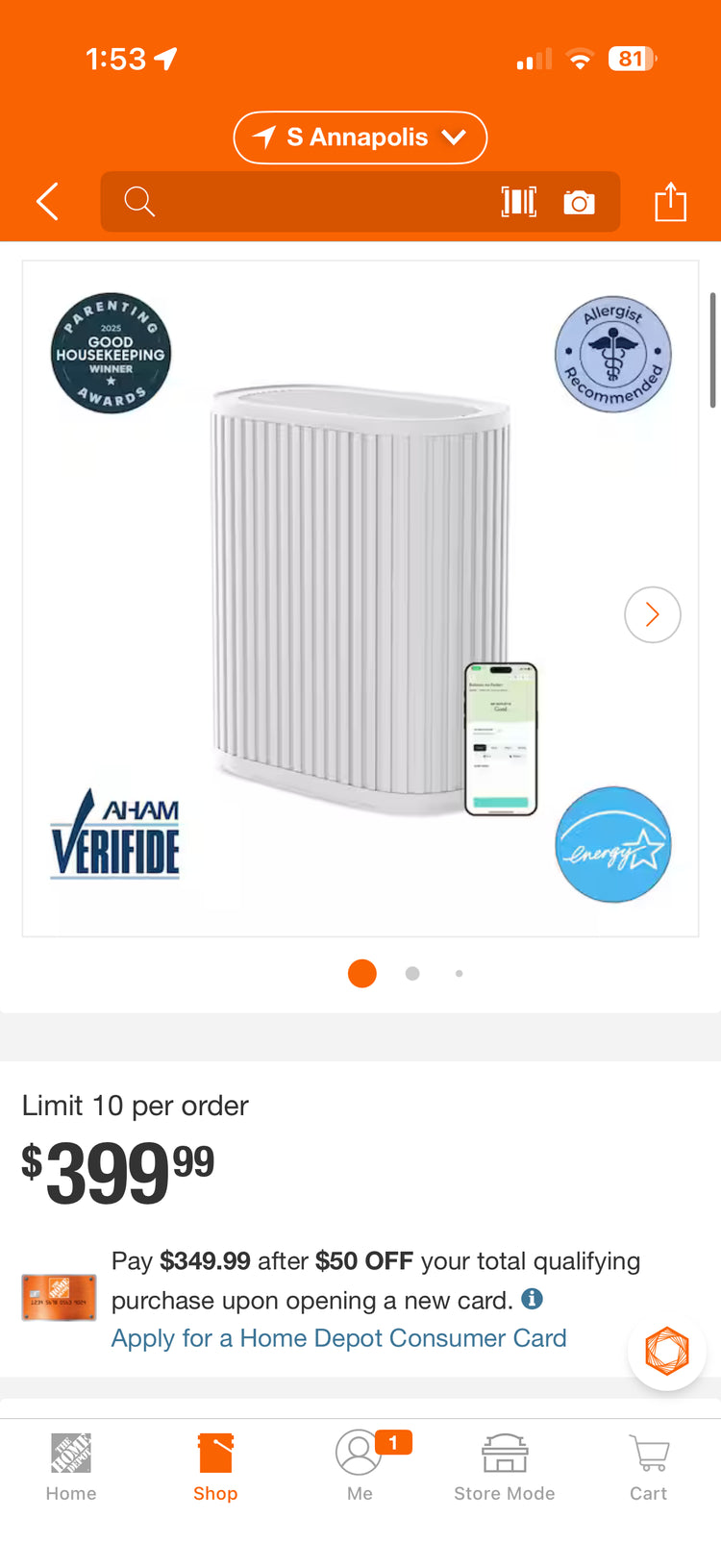 Windmill HD 3-in-1 Medical Grade HEPA Air Purifier