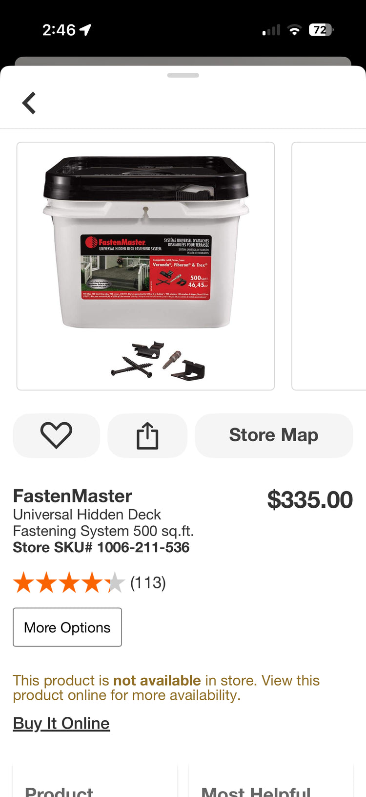 FastenMaster Universal Hidden Deck Fastening System