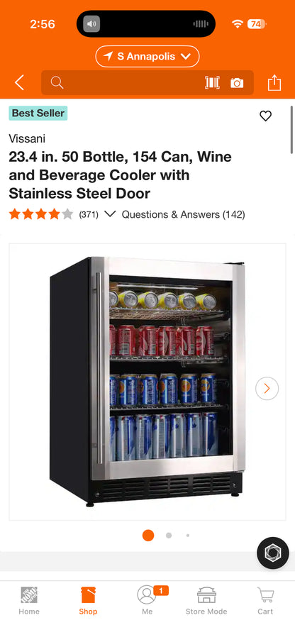 Vissani 23” Wine & Beverage Cooler