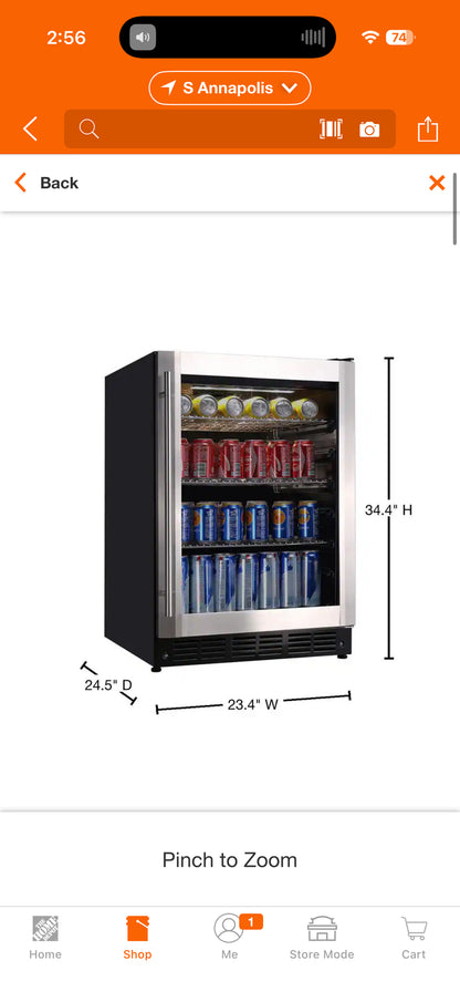 Vissani 23” Wine & Beverage Cooler