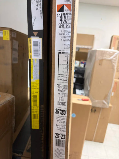 Anderson 400 Series 36x80” Forest Green 3/4” Light Storm Door