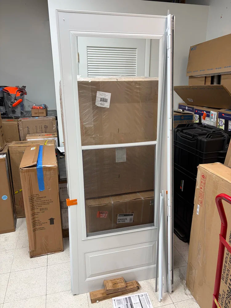 Anderson 200 Series 30x78” White Universal Storm Door