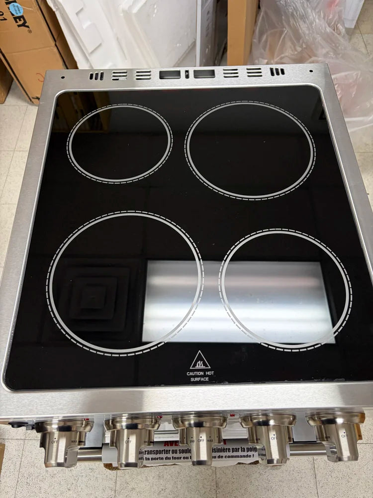 Forno Pallerano 20” 4-Burner Stainless Steel Electric Range