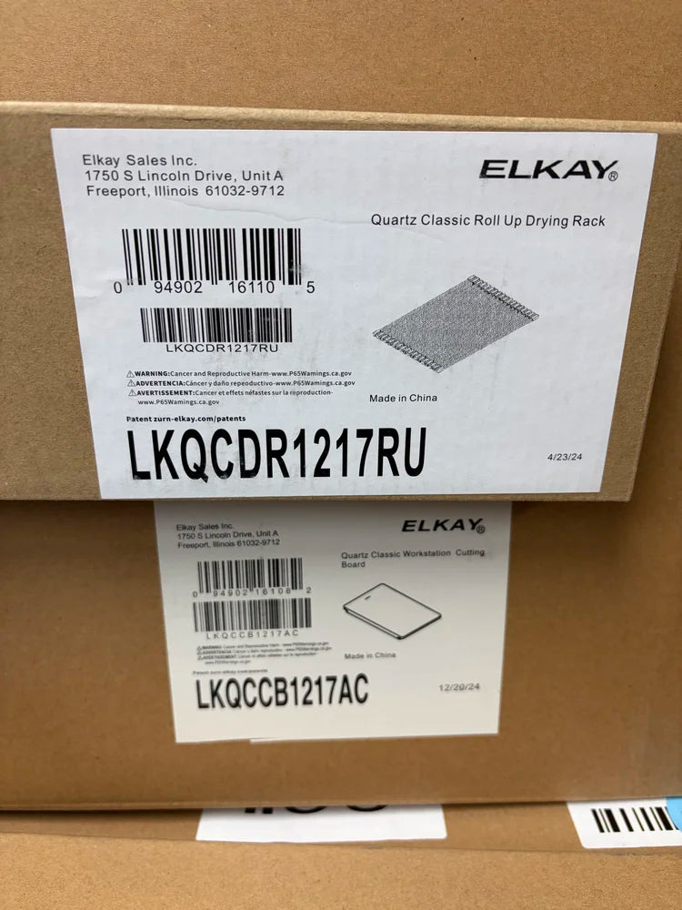 Elkay Classic Quartz/Graphite 33” Undermount Double Bowl Kitchen Sink