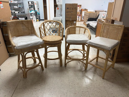 Bali & Pari Rattan Counter Height Bar Stools