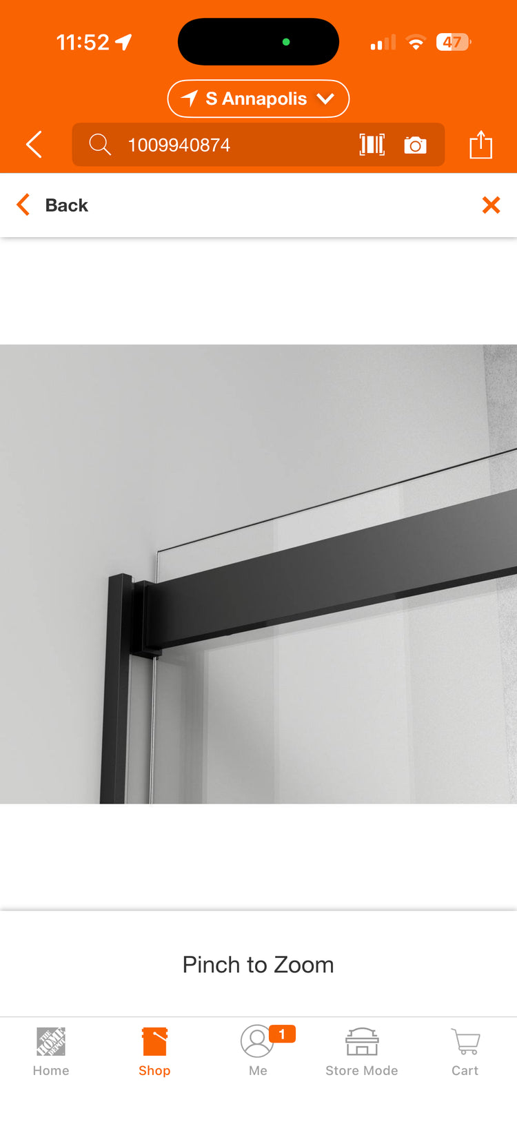 Simply Living 60x76” Frameless Sliding Shower Door Kit