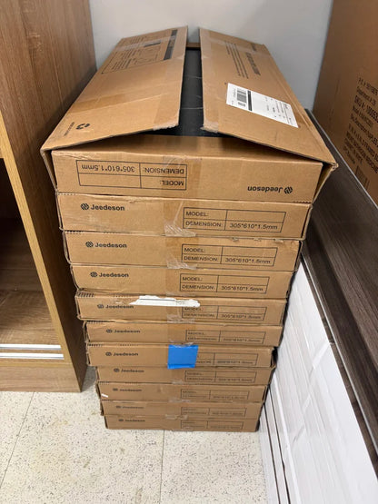 Jeedeson 6 MIL 12” W x 24” L Peel & Stick Vinyl Flooring