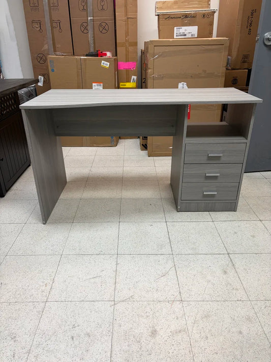 Techni Mobili 52” Gray 3-Drawer Computer Desk