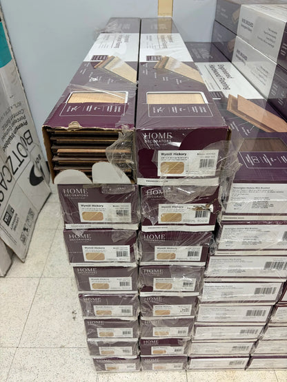 HDC Wymill Hickory Click-Lock Wire Brushed Engineered Hardwood Flooring