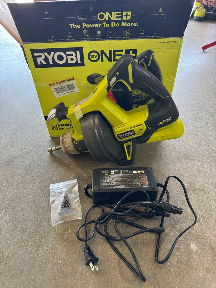 Ryobi One+ 18v Hybrid Drain Auger (Tool Only)
