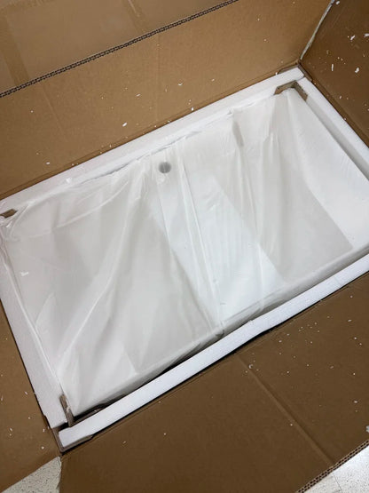Flynama 35” Solid Surface Basin Bathroom Sink